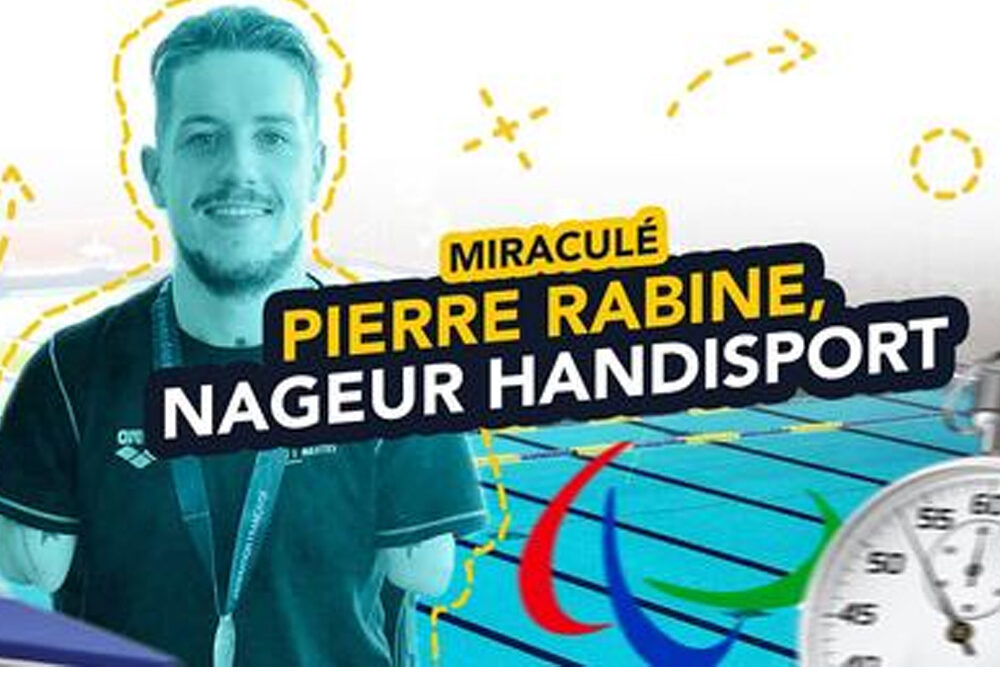 Pierre Rabine Disabled swimmer